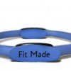 Fit Made Yoga Ring: The ultimate Pilates and Fitness Circle for Toning abs, Thighs, and Stretching - 14" Dual Foam Padding for extra comfort and support - All Blue color.