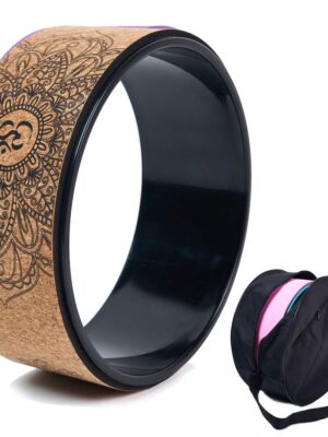 Experience the Perfect Stretch with the Cork Yoga Wheel