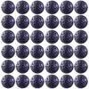 Natural Stone Beads 100pcs 8mm Black Gemstone Hole