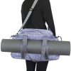Large Yoga Mat Tote Sling Carrier with Pockets