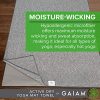 Gaiam Yoga Towel - Mat Sized Active Dry Non Slip