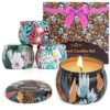 Natural Soy Wax with Essential Oils for Stress Relief