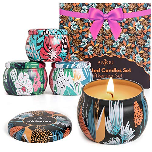 Natural Soy Wax with Essential Oils for Stress Relief