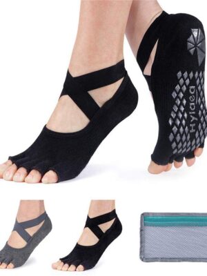 Hylaea Yoga Socks for Women with Grip, Non Slip