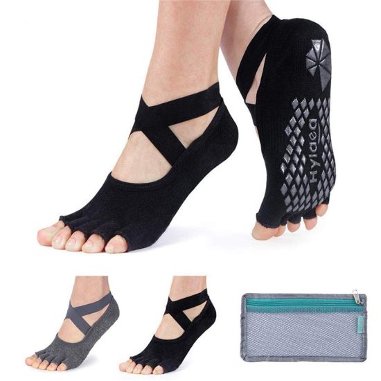 Hylaea Yoga Socks for Women with Grip, Non Slip
