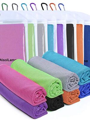 Alsol Lamesa Cooling Towel (40"x 12") Ice Sports