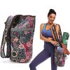 FODOKO Yoga Mat Bag with Large Size Pocket and Zipper Pocket