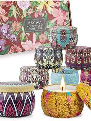 8 Pack Scented Candles Gifts Set for Women