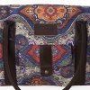 Kindfolk Yoga Mat Tote Bag Carrier Patterned Canvas