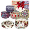 Ouddy 4 Pack Scented Candles Set, Nature Soy Wax Candles