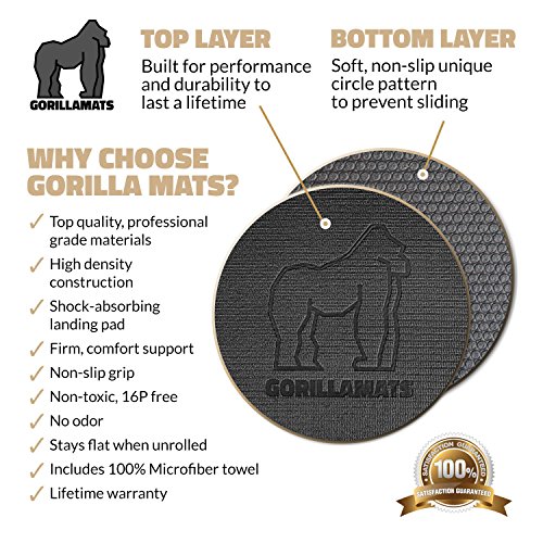61VP8q7wQ5L Premium Extra Large Exercise Mat - 10' x 4' x 1/4" Ultra Durable