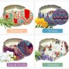 Ouddy 4 Pack Scented Candles Set, Nature Soy Wax Candles