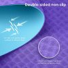 GISALA TPE Yoga Mat Fitness for Yoga (Blue)