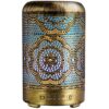 Yoga Essential Oil Diffuser Metal Vintage LED Lights