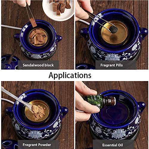 61dJjU7sIGL YANGF Timer Thermostat Electric Ceramic Essential Oil Burner