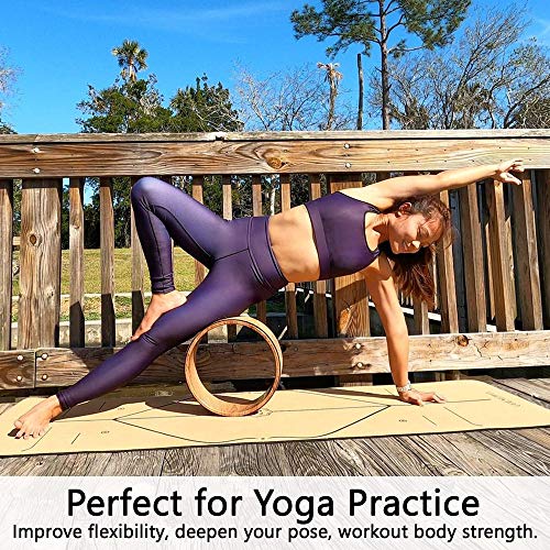 Yoga Wheel reducing back pain, stretching