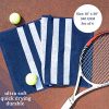 Luzia Striped Workout Towel (Pack of 4) - Premium Quality 100%
