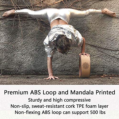 Yoga Wheel reducing back pain, stretching