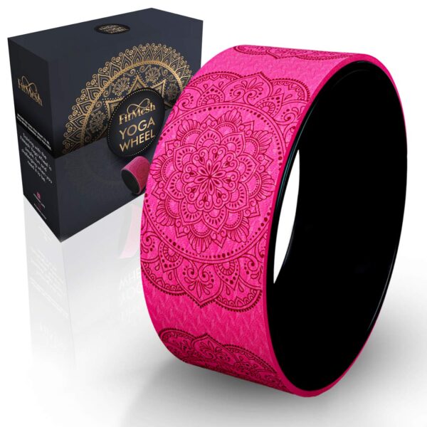 FitMesh Yoga Wheel - Mandala Printed Chirp Wheel