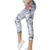Dragon Fit High Waist Yoga Capri Leggings with 3 Pockets