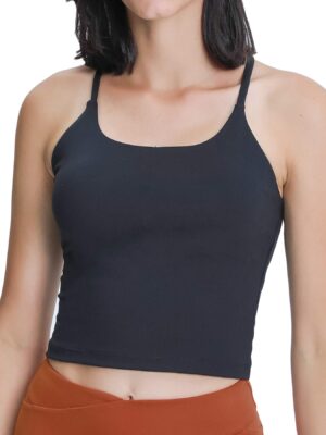 Yoga Strappy Back Tank Top for Women
