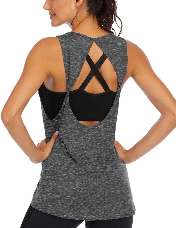 Open Back Yoga Shirts Sleeveless Workout Tops for Women 1 Open Back Yoga Shirts Sleeveless Workout Tops for Women