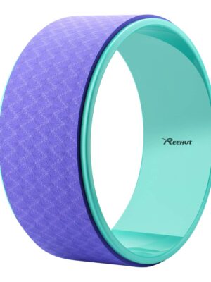 Reehut Yoga Wheel - 12.6" x 5" Strong Premium Back Roller