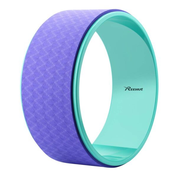 Reehut Yoga Wheel - 12.6" x 5" Strong Premium Back Roller