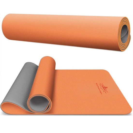 Hatha yoga PRO TPE Yoga Mat - 72"x 27" x 1/4 inch