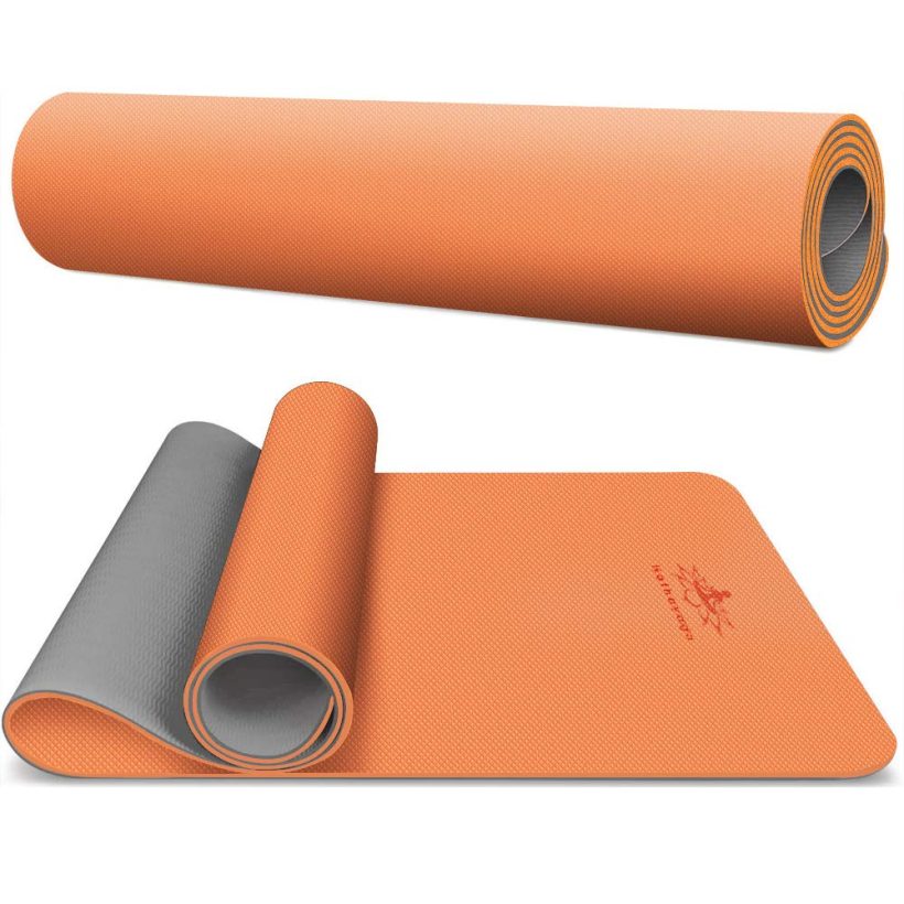 Hatha yoga PRO TPE Yoga Mat - 72"x 27" x 1/4 inch