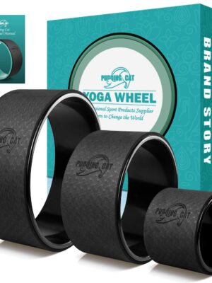 Pudding Cat 3 Pack Yoga Wheels, Back Wheel Set