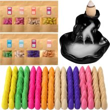 160 Pieces 8 Various Incense Backflow Incense Cones