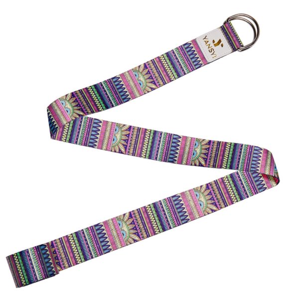 Yansyi Yoga Strap (6ft), Eco-Printed Durable Premium