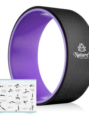 Nature's Integrity Yoga Wheel 13", Yoga Roller for Stretching
