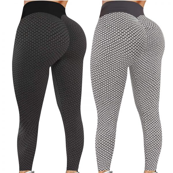TIK Tok Leggings 2-Pack - Enhance Your Curves with Butt Lifting Yoga Pants for Women 1 TIK Tok Leggings 2-Pack - Enhance Your Curves with Butt Lifting Yoga Pants for Women