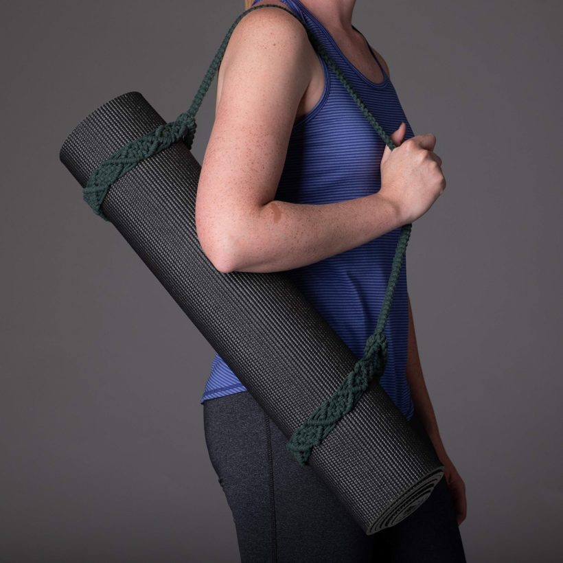 Kindfolk Yoga Mat Carry Strap Macrame Sling