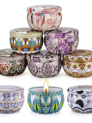 Scented Candles Gifts for Women, Candles Sets 9 Pack