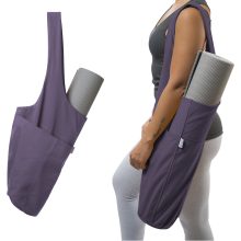 Yoga Mat Tote Sling Carrier w/Large Side Pocket