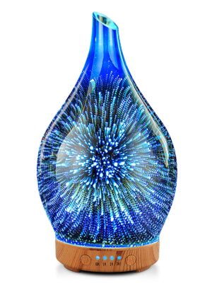 Essential Oil Diffuser 3D Glass Aromatherapy Ultrasonic