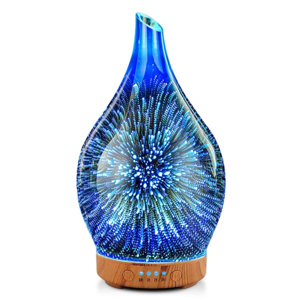 Essential Oil Diffuser 3D Glass Aromatherapy Ultrasonic