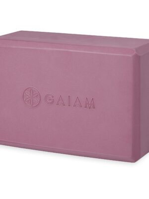 Gaiam Yoga Block - Supportive Latex-Free EVA Foam Soft