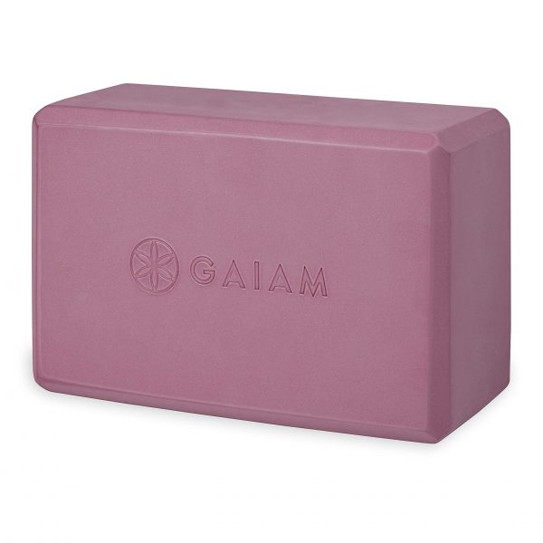 Gaiam Yoga Block - Supportive Latex-Free EVA Foam Soft