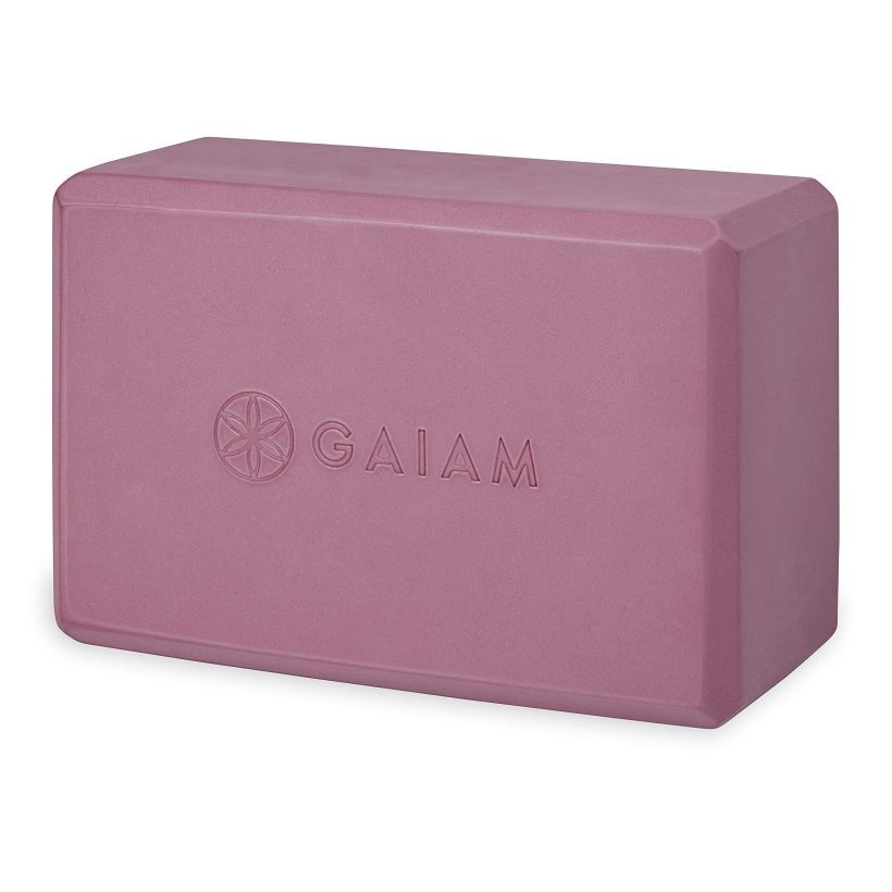 Gaiam Yoga Block - Supportive Latex-Free EVA Foam Soft