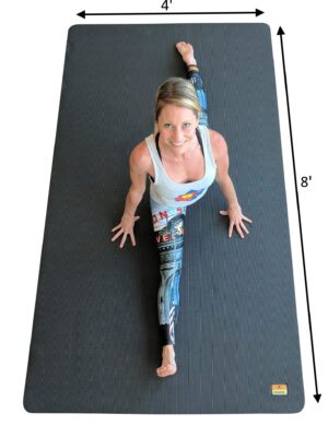 Pogamat Extra Large Yoga Mat - 8' x 4' Thick Floor Pad