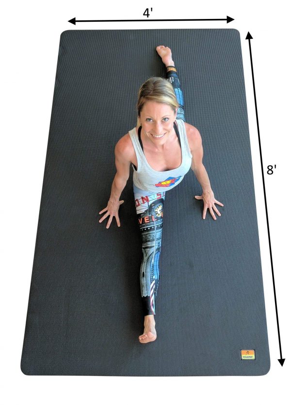 Pogamat Extra Large Yoga Mat - 8' x 4' Thick Floor Pad 1 Pogamat Extra Large Yoga Mat - 8' x 4' Thick Floor Pad