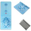 PIDO Travel Yoga Mat made from eco-friendly suede and natural rubber, non-slip surface, compact foldable design, perfect for yoga, pilates, and fitness on the go
