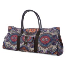 Kindfolk Yoga Mat Tote Bag Carrier Patterned Canvas