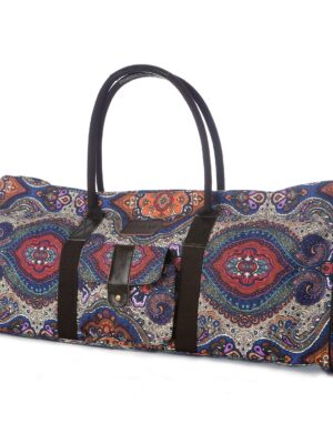 Kindfolk Yoga Mat Tote Bag Carrier Patterned Canvas