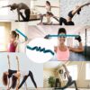AOBOD Yoga Strap with 8 Loops for Stretching
