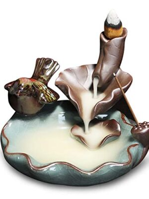 C & C 2 in 1 Ceramic Backflow Incense Holder
